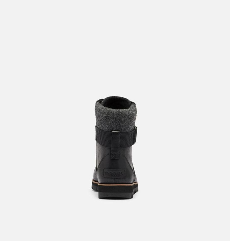 Sorel Dam Snörstövlar Svarta - Harlow™ Conquest Låga - WAL-468795